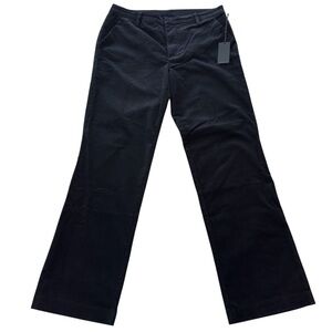 Kut From The Kloth Elizabeth High Waist Straight Leg Velvet Velour Trouser Sz 10